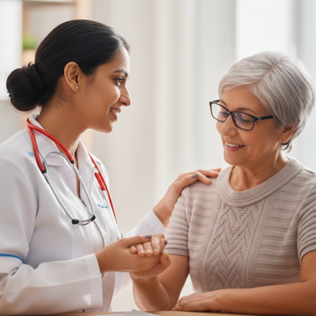 Professional consultation assessing deficiencies, lifestyle factors, and personalized treatment planning