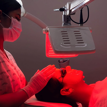Red light therapy in Chennai to rejuvenate skin, reduce wrinkles, and improve texture